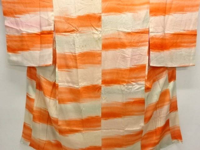JAPANESE KIMONO / ANTIQUE JUBAN / SILK / KINSHA / MIST